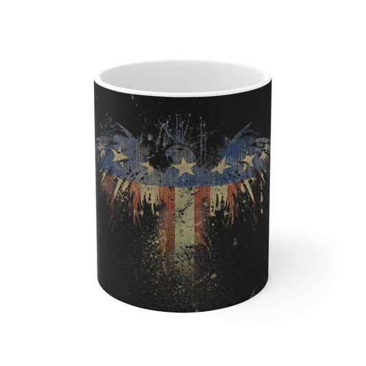 Patriotic American Flag Mug - Sip with Pride!