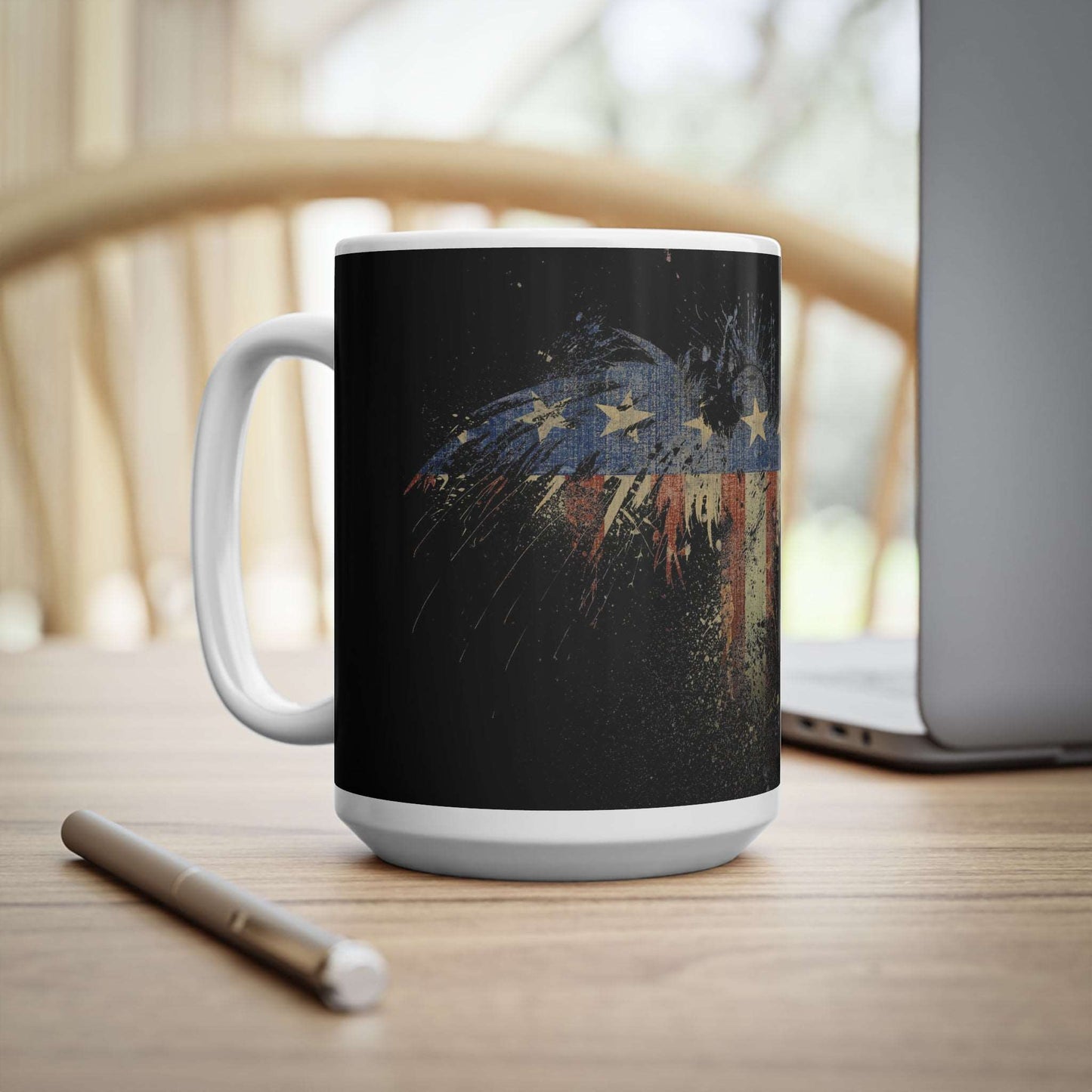 Patriotic American Flag Mug - Sip with Pride!