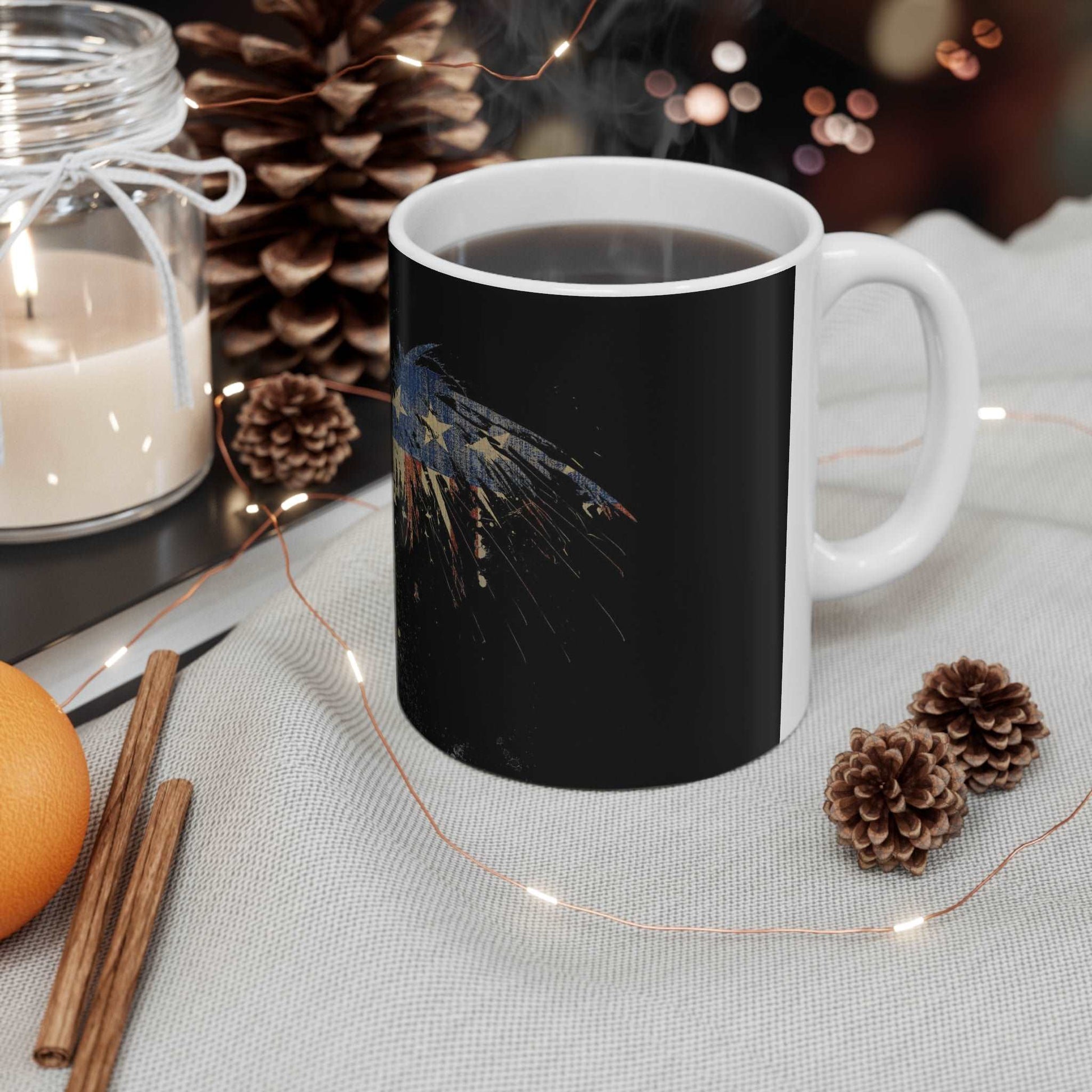 Patriotic American Flag Mug - Sip with Pride!