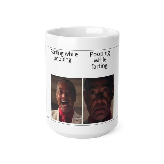 Farting While Pooping Coffee Mug