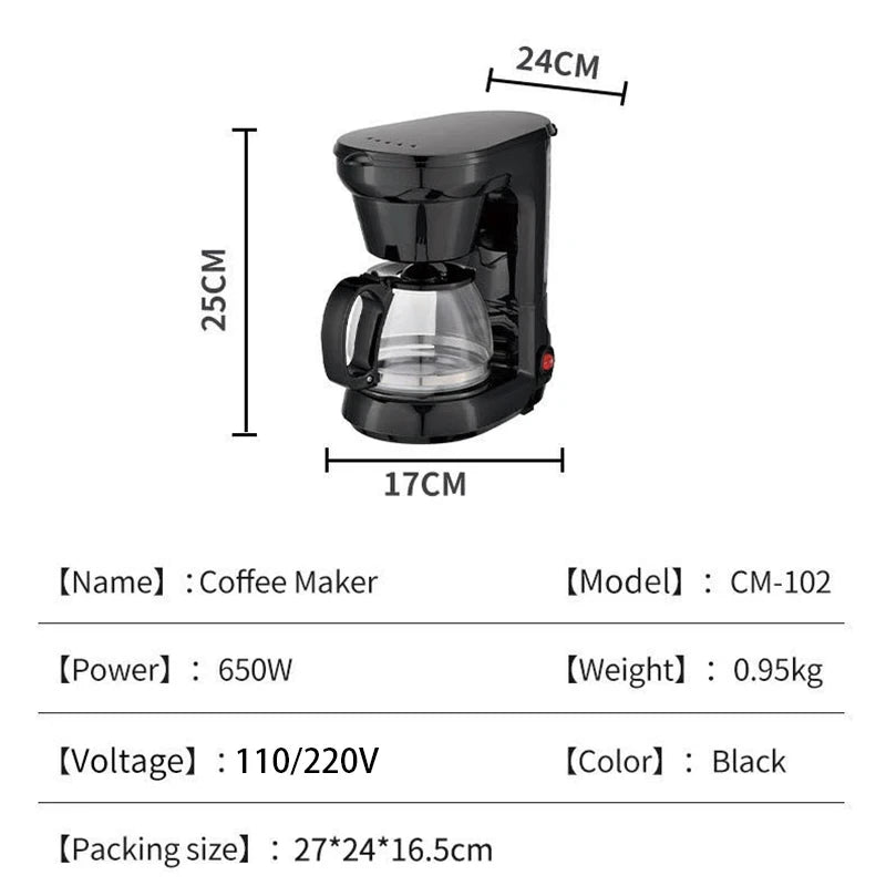 Máquina de café italiana automática 750ml 