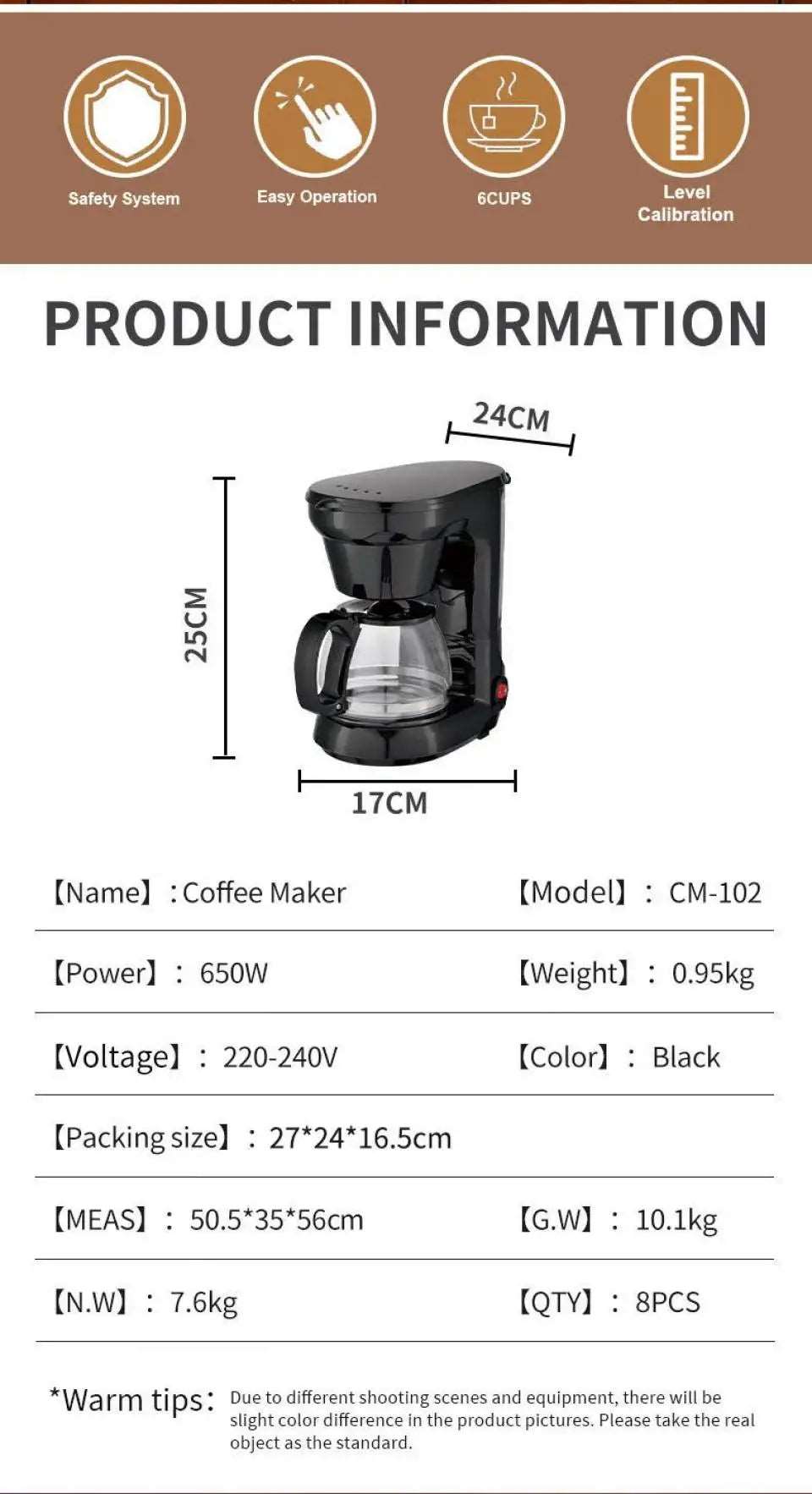 Automatic Italian Coffee Machine 750ml